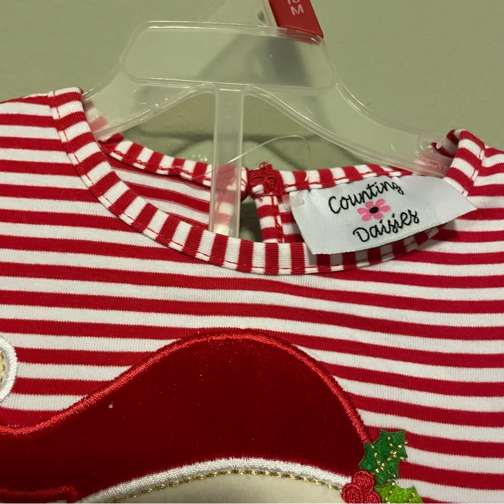 Counting Daisies Santa 2 Piece Outfit - Size 18 Months - Picture 2 of 4